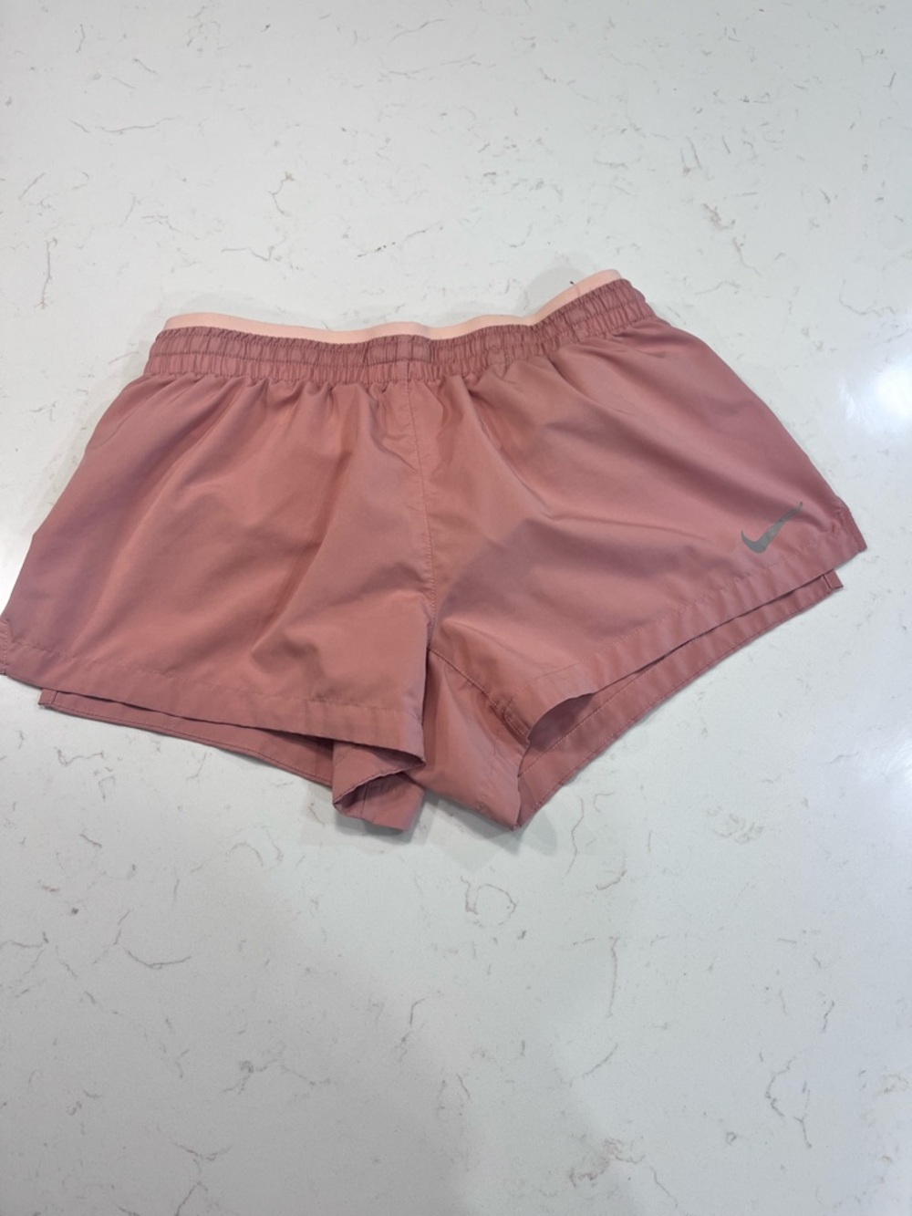 Nike pink running shorts